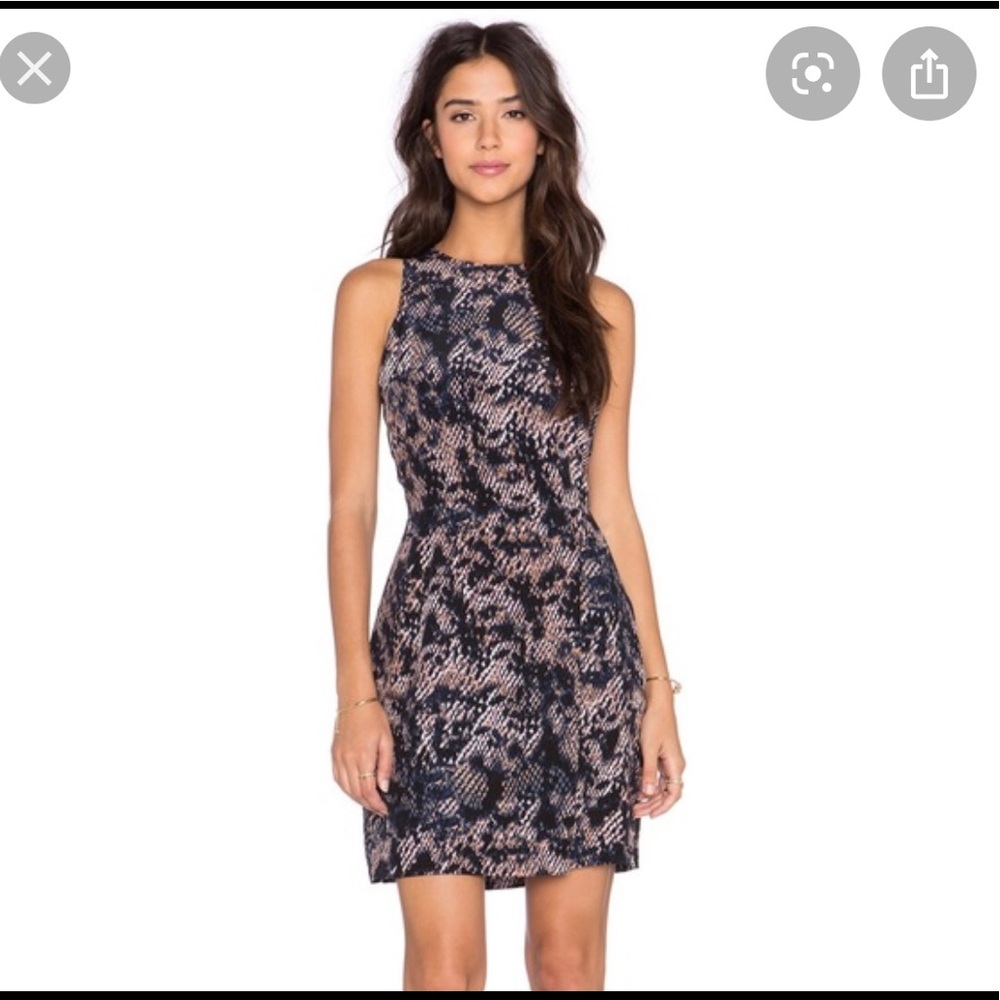 Beautiful Greylin silk snake print dress